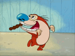 Ren And Stimpy Saw Dancing GIF