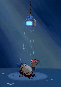 Ren And Stimpy Saw My Shiny Friend GIF