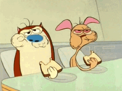 Ren And Stimpy Saw GIF