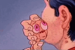Ren And Stimpy Saw Scrubbing  GIF