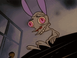 Ren And Stimpy Saw Thinking GIF