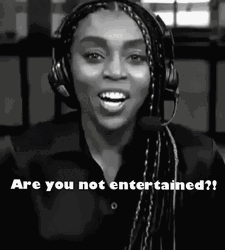 Renee Montgomery Are You Not Entertained GIF