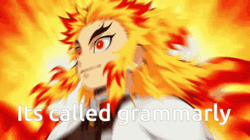 Rengoku Death Red And Orange Long Hair GIF