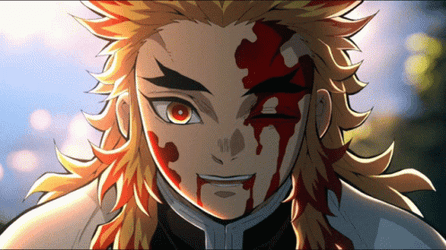 Rengoku Death Red Eye GIF