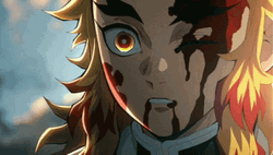 Rengoku Death Sad Eyes Leaving GIF