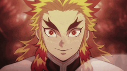 Rengoku Demon Slayer Fighting Stance GIF