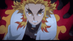 Rengoku Vs Akaza Tight Sword Grip GIF