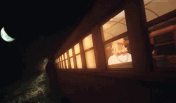 Rengoku Vs Akaza Train Ride GIF