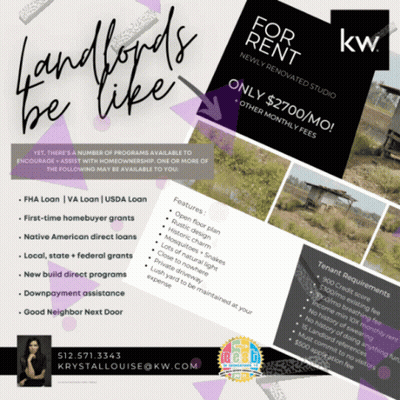Renovated Studio For Rent Flyer GIF