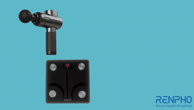 Renpho Advertisement Massager And Scale GIF