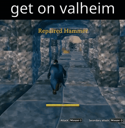 Repaired Hammer In Video Game GIF