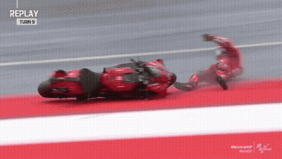 Replay Motorcycle Race Austrian GP GIF