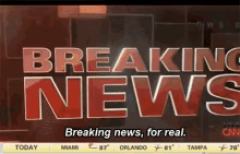 Reporter Reporting Breaking News For Real GIF