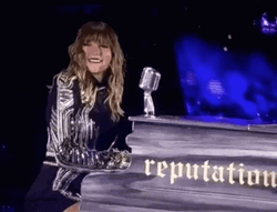 Reputation Tour Taylor Playing Piano GIF