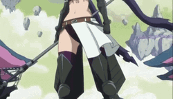 Requip Magic Erza Scarlet Titania GIF