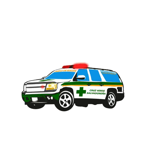 Rescue En Camino Ambulance Sticker