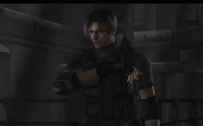Resident Evil 4 Leon Vs Krauser Knife GIF
