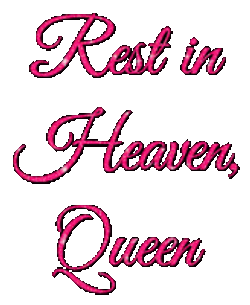 Rest In Heaven Queen Condolences Sticker GIF