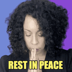 Rest In Peace Praying Hands Holly Logan GIF