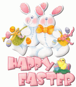 Resurrection Sunday Rabbit Couple GIF