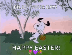 Resurrection Sunday Snoopy Easter GIF