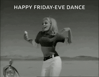 Retro Dance Blonde Bombshell GIF