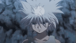 Retro Killua Zoldyck Godspeed  GIF