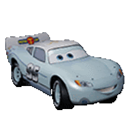 Retro Racer Lightning Lightning Mcqueen Sticker GIF