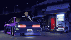 Retro Style Car Animation