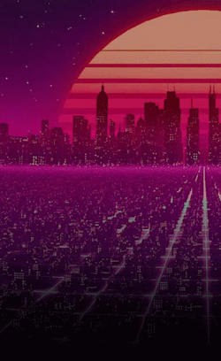 Retro Synthwave Vaporwave Music GIF