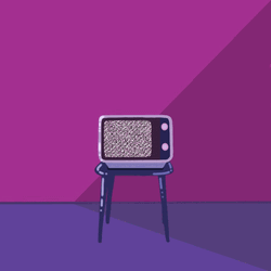 Retro Tv Set Animation