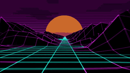 Retrowave Retrodrive GIF