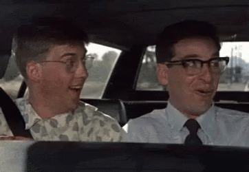 Revenge Of The Nerds On The Car GIF