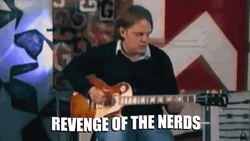 Revenge Of The Nerds Playing Guitar GIF