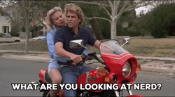 Revenge Of The Nerds What Are You Looking GIF