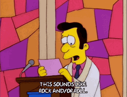 Reverend Lovejoy Rock And Roll GIF