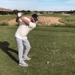 Reversed Golf Swing GIF