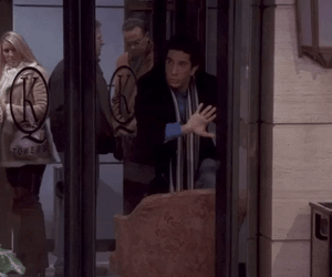 Revolving Door Fail Ross Geller Friends GIF