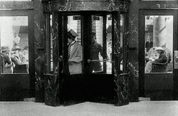 Revolving Door Vintage Charlie Chaplin GIF