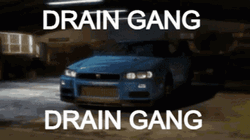 Revolving Nissan Skyline R34 Drain Gang GIF