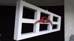 Revolving Window Optical Illusions GIF