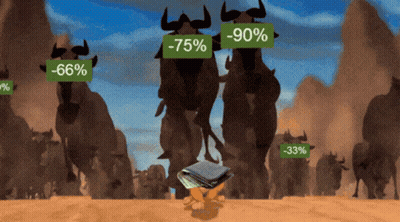 Rey Leon Steam Sale GIF