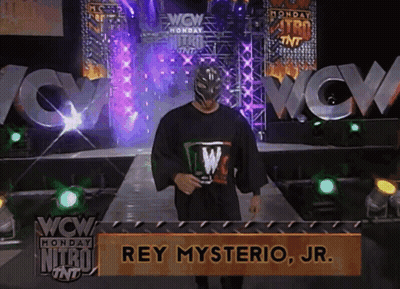 Rey Mysterio Jr. Walking Down Aisle GIF