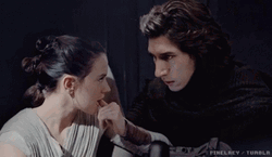 Reylo Rey And Kylo Finger Bite GIF