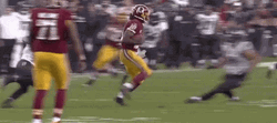 Rg3 Fall Down With Ball GIF
