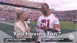 Rg3 Having Fun Pro Bowl Games GIF