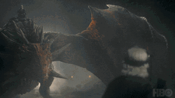 Rhaenys Dragon Meleys Approaching GIF