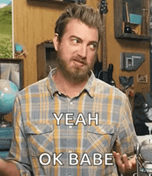 Rhett James McLaughlin Yeah Ok Babe  GIF