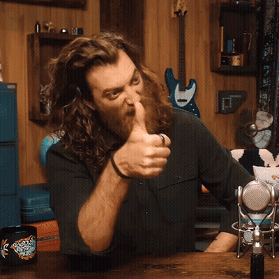 Rhett Mclaughlin Intense Thumbs Up GIF