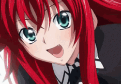 Rias Different Poses Transition GIF